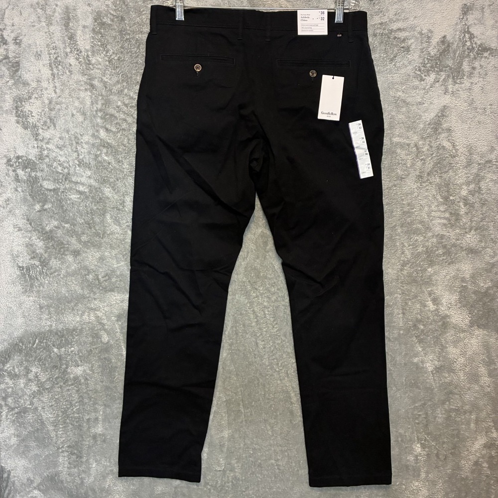 Goodfellow Mens Every Wear Chino 36x32 Athletic Mid Rise Stretch Classic NWT